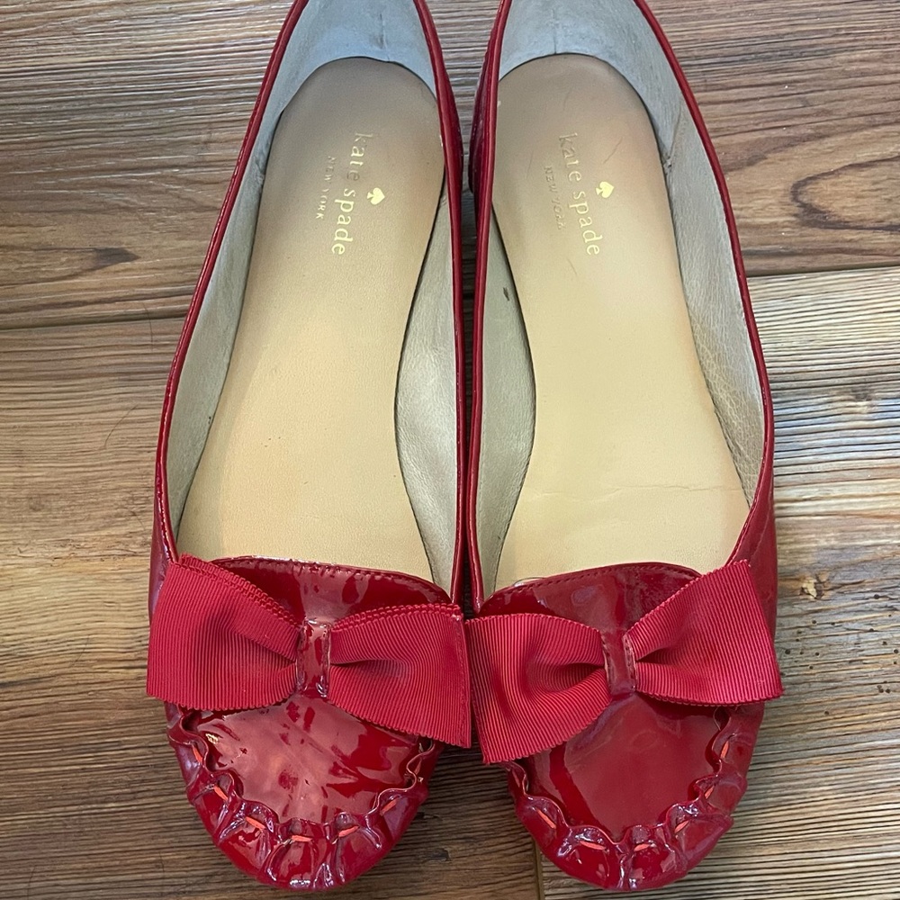Red Kate Spade flats